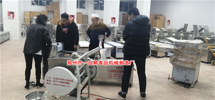 全自動揉壓機設備調試
